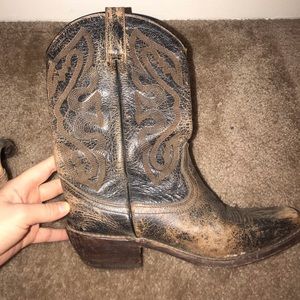 Distressed Cowboy Boots